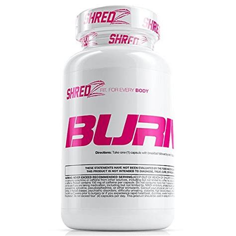 Shredz Fat Burner Supplement Pill For Women Lose Weight Increase Energy Best Way To Shed