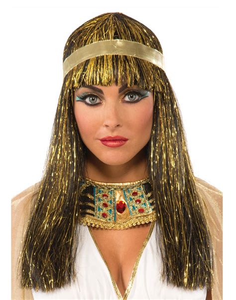 golden cleopatra womens adult egyptian princess costume wig ebay