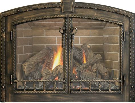 Firplace Doors And Keep Your Hearth Neat And Tidy With A Glass Fireplace Door