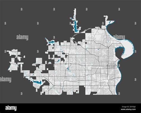 Omaha Map Detailed Map Of Omaha City Administrative Area Cityscape