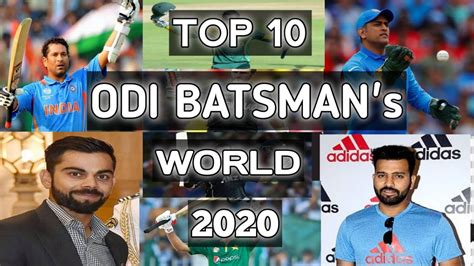 Top 10 Batsman In The World 2020 Icc Ranking 2020 Best Odi