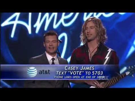 Casey James American Idol Top 12 Performance March 16th 2010 YouTube