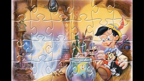 Disney Jigsaw Puzzle Pinocchio 디즈니 직소 퍼즐 피노키오 Youtube