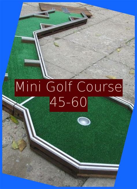 Mini Golf Course 45 60 Back Yard Mini Golf Putting Green Backyard