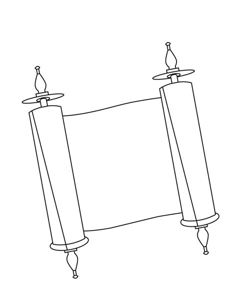 Scroll Free Printable Coloring Pages