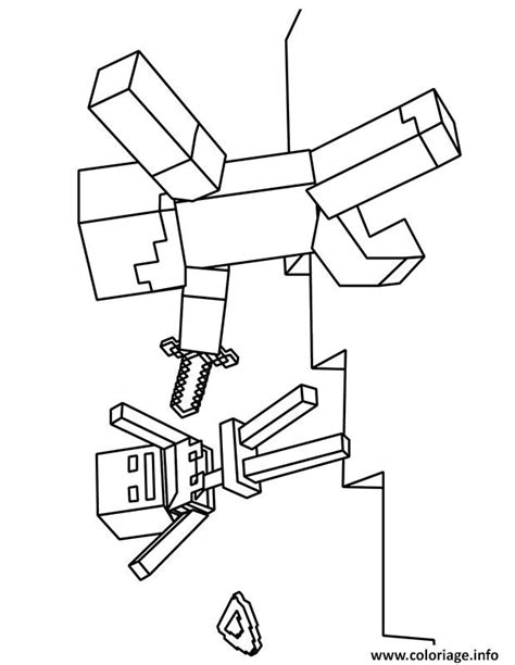 Coloriage De Minecraft Zombie Coloriage Minecraft Zombie Villageois