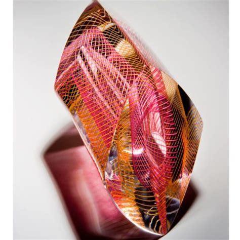 Handblown Glass Art Sculpture ‘parallax Ii’ By Tim Rawlinson