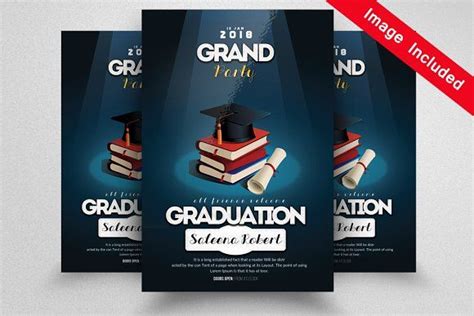 Graduation Announcement Template By Psd Templates On Creativemarket