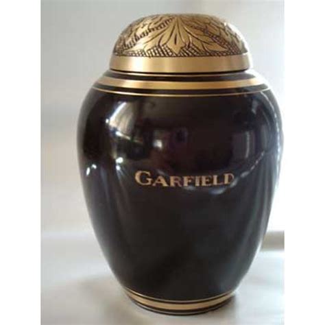 Cat urns provide a way for your cat's memory to live on for years to come. Elegant Black Cat Cremation Urn