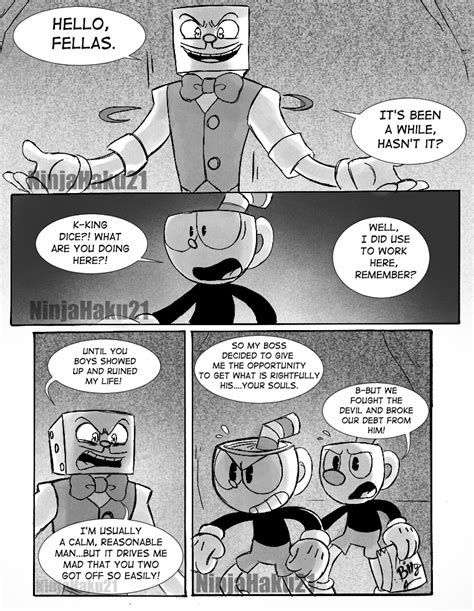 Page Of The Cuphead Comic King Dice Has Return To Collect A Debt Enjoy Previous