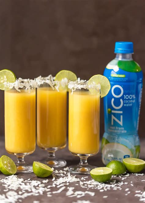 Because it contains electrolytes, it is considered one of the best natural rehydrating drinks in the tropics. Tropical Mimosa Recipe (Fun Coconut Water Cocktail) - The Cooke Rookie