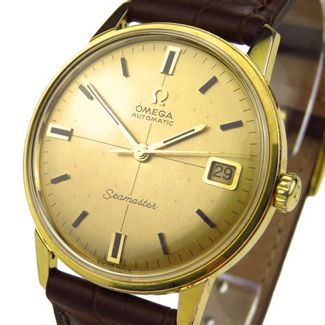 Omega Seamaster Vintage Gold Plated Automatic Parkers Jewellers