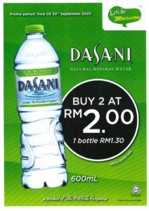 Shopping can't get any easier than this, so start today! DASANI MINERAL WATER PROMOTION - Jom Ke 3M Mini Market Meraya