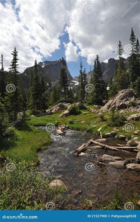 Rocky Mountain National Park Stream Stock Photo Image Of Chasm