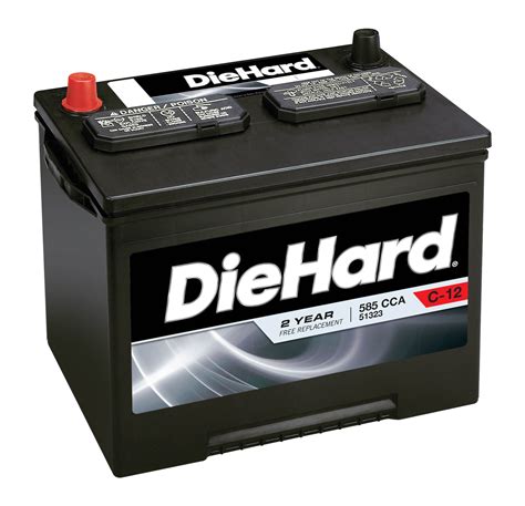 12 volt premium battery with 335 cold cranking amps for ample starting power for all months of the year. DieHard Automotive Battery- Group Size 24F (Price with ...