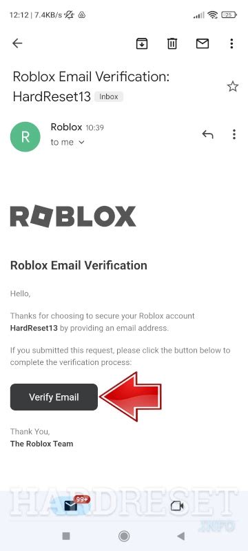 How To Verify Email Address On Roblox