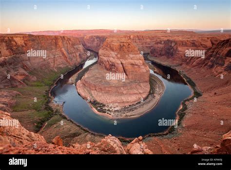 Horseshoe Bend A Meander Of The Colorado River In The Glen Canyon Area