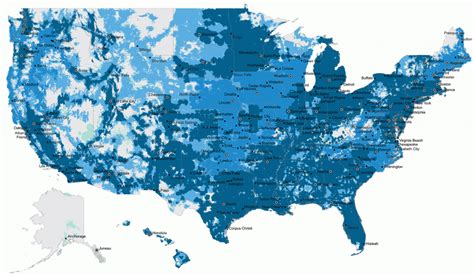 Us Cellular Coverage Map Usa Topographic Map Of Usa With States Hot