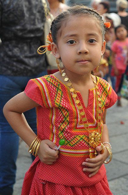 Little Tehuana In Red Mexico Mexican Fashion Burgundy Flower Girl