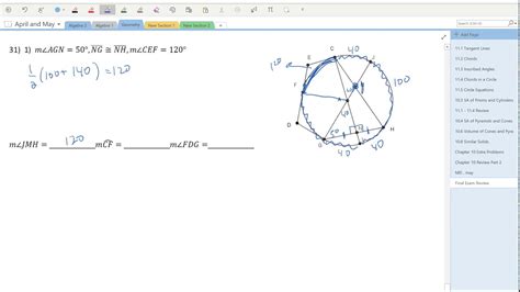 What is the measure of the fourth 2 geometry final exam review chapter 12: Geometry Final Exam Review Part 3 #31 - YouTube