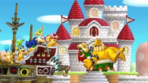 New Super Luigi U Peachs Castle The Final Battle Final Boss
