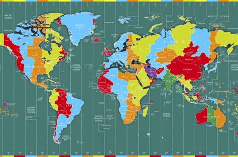 Europa zeitzonen karte themenkarte europa zeitzonen 8219 | wiwibloggs. Das Land auf der Erde mit den meisten Zeitzonen ist ...