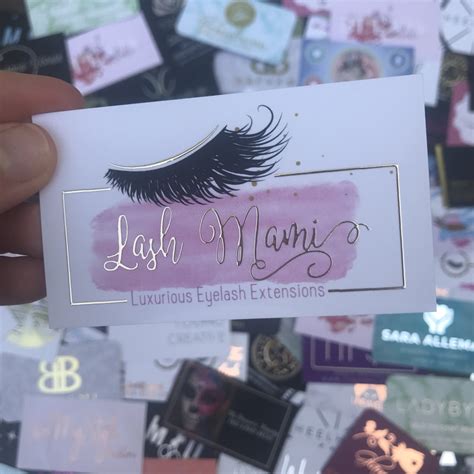 The kind of products you can trust to uphold your business's reputation. Eyelash Business Cards