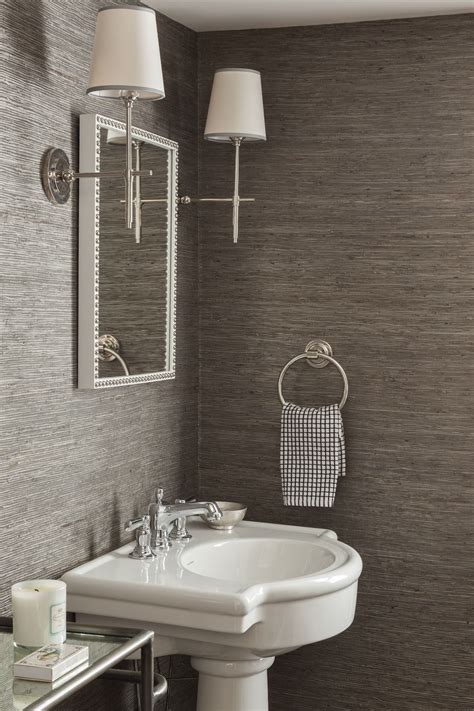10 Textured Wallpaper For Bathroom