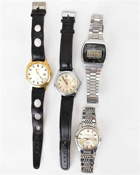 Lot 1430 Four Gentlemens Vintage Wristwatches To
