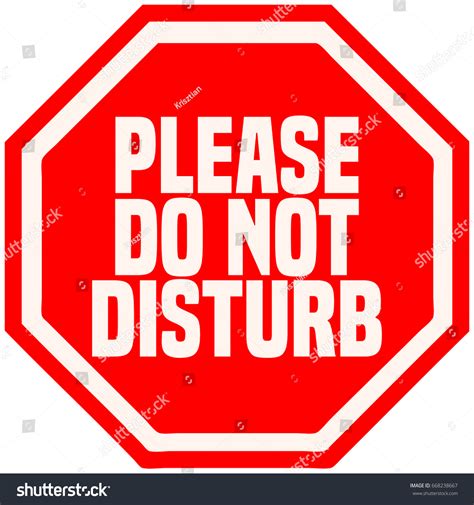 Over 2,445 do not disturb pictures to choose from, with no signup needed. Please Do Not Disturb Octagonal Shape Stock Vector ...