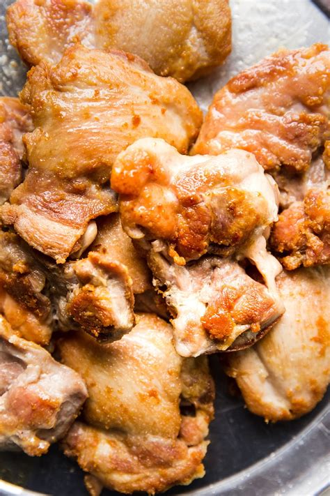 Find fried chicken ideas, recipes & menus for all levels from bon appétit, where food and culture meet. Pan-Fried, Boneless, Skinless Crispy Chicken Thighs | Recipe in 2020 | Pan fried chicken thighs ...