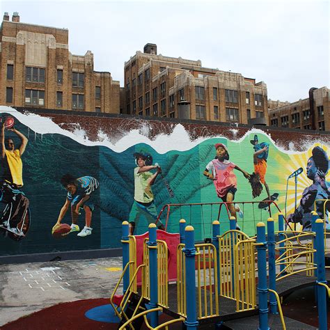 Philadelphia Playground Mural Project at 22nd and Lehigh Ave. - Nile