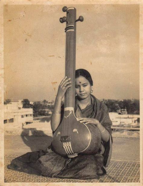 Singer Anjuman Ara Begum Playing Tanpura On Her Rooftop Moghbazar