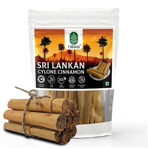 7 Sizzles Srilankan Ceylon Cinnamon Stick Dalchini Sticks Fresh True Cinnamon Quills
