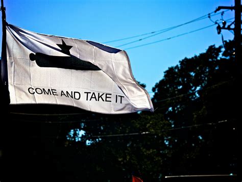 The Story Behind Texas World Famous Come And Take It Flag