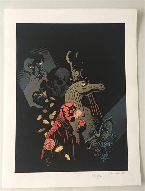 Hellboy Signed Print Mike Mignola 2013 Catawiki