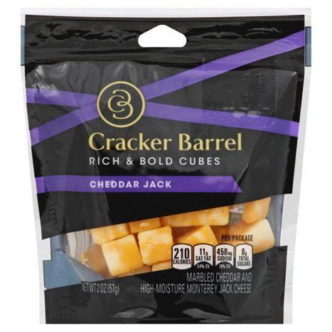 The tray features cubes of mild cheddar, monterey jack with jalapeno and swiss cheese to entertain your guests. Buy Cracker Barrel Cheese, Cheddar Jack, Cube... Online ...