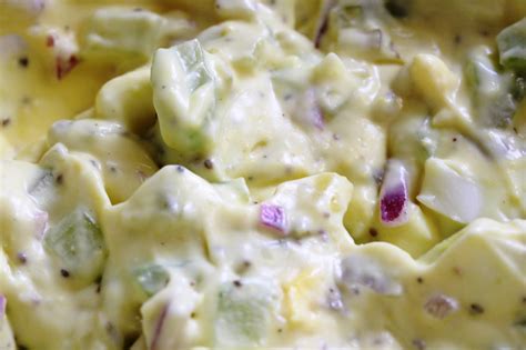 Traditional Creamy Potato Salad Saving Room For Dessert
