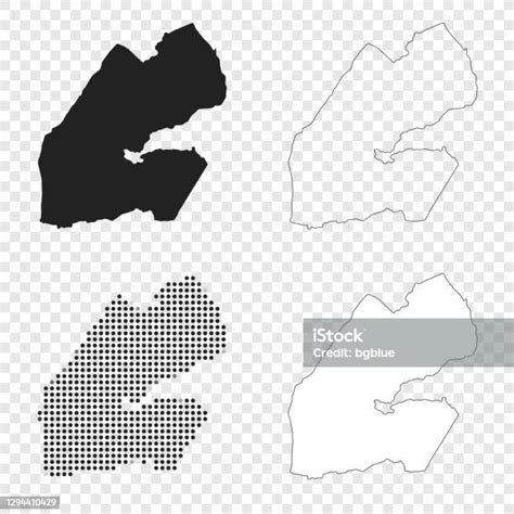 Djibouti Maps For Design Black Outline Mosaic And White Stock Illustration Download Image Now