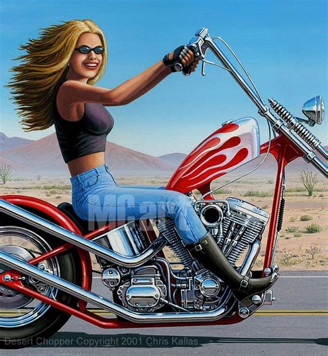 Pin By Vinicio Santiago On Lady Riders And Biker Chicks Biker Art