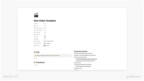 5 Notion Youtube Templates To Plan Your Videos And Grow Your Channel In