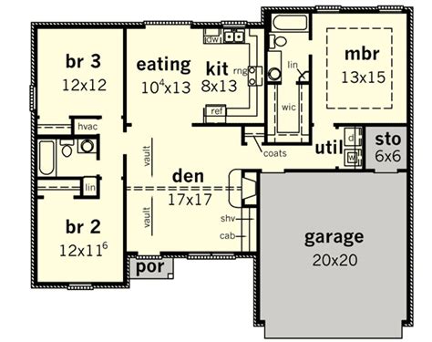 Split Bedroom Ranch Home Plan 83092dc Architectural Designs House