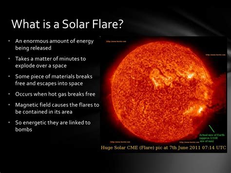Solar Flare Diagram