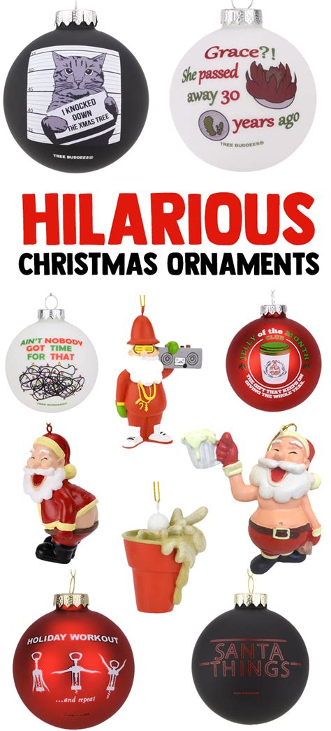 10 Funny Christmas Ornaments For Your Tree Love And Marriage