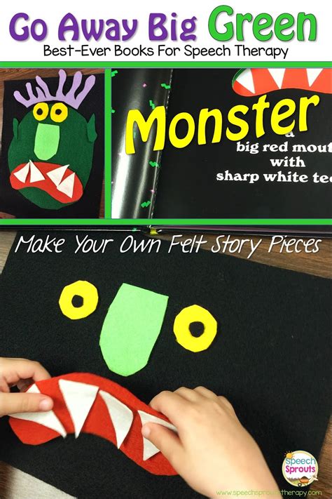 Go Away Big Green Monster Best Ever Books For Halloween Speech Therapy