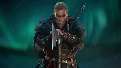 Warrior Eivor Viking With Weapons Hd Assassins Creed Valhalla