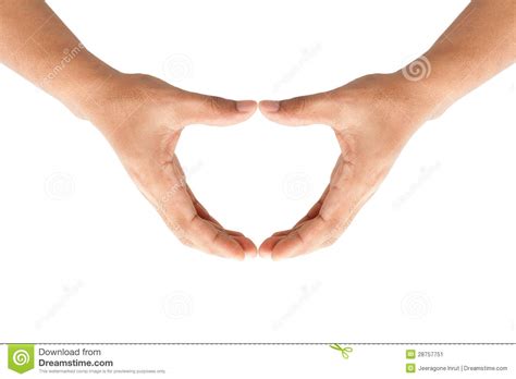 Human Hands Forming A Heart Stock Image Image Of Shape Symbolic