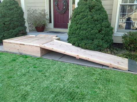 How To Build A Wood Ramp For A Wheelchair