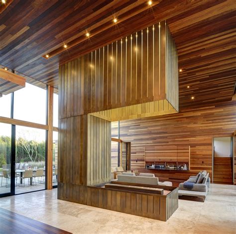 World Of Architecture Modern Wood House By Bates Masi Architects