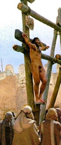 Naked Male Slaves Crucified